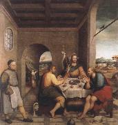 Jacopo Bassano The meal in Emmaus Spain oil painting artist